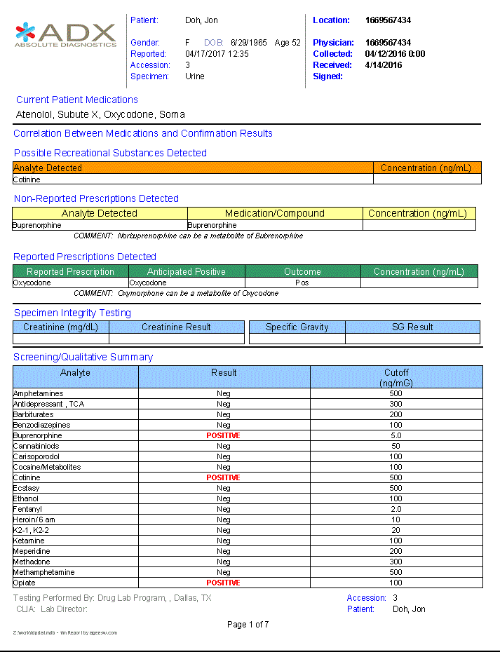 Microsoft Access Report with graphics and colored text based on data values
