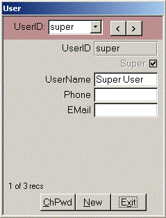 Change your own password in Microsoft Access secured database